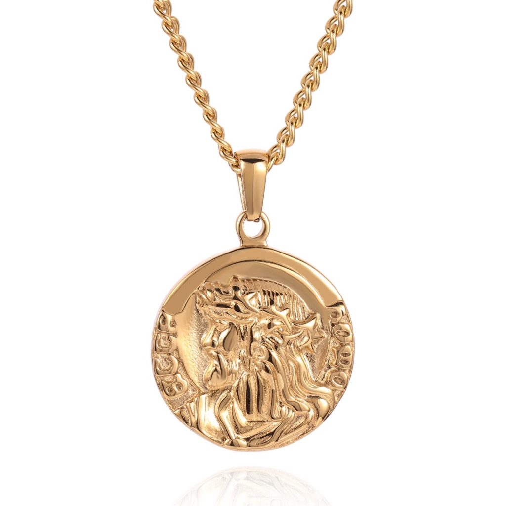 Gold Compass© Mens Pendant Necklace | Alfred & Co. London