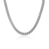 Silver Chain Necklace | 7mm Width | ice