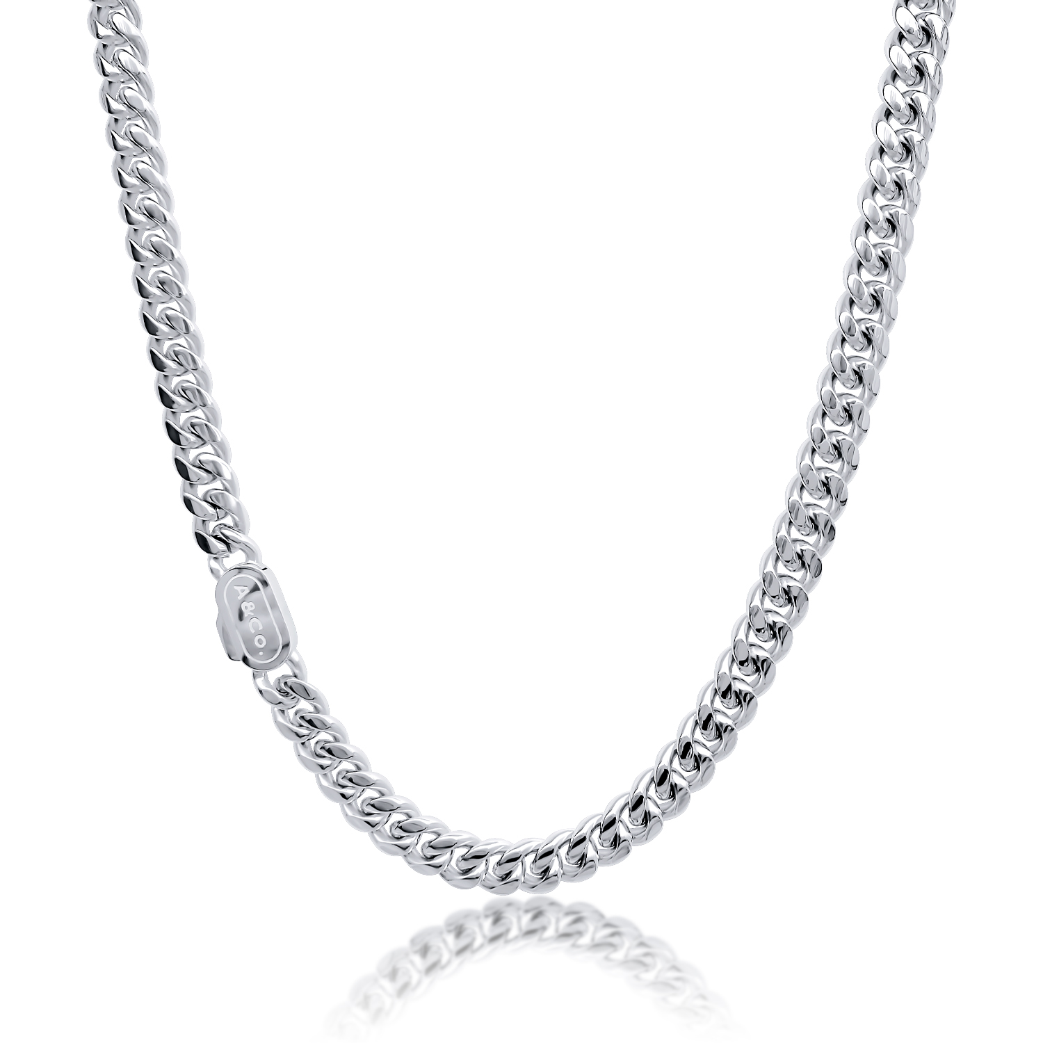 Alfred & Co. London Men's Curb Chain Necklace