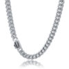 Silver Chain | Cuban | 12mm Width | Harlem