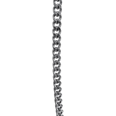 Mens Thin Silver Curb Chain | 20 Inches | 4mm Width