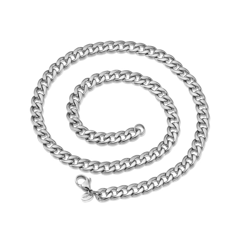 CUBAN CHAIN (SILVER) | 7mm Width | CUBANSLIM© - Image 3