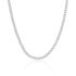 Mens Thin Silver Cuban Chain - 4mm