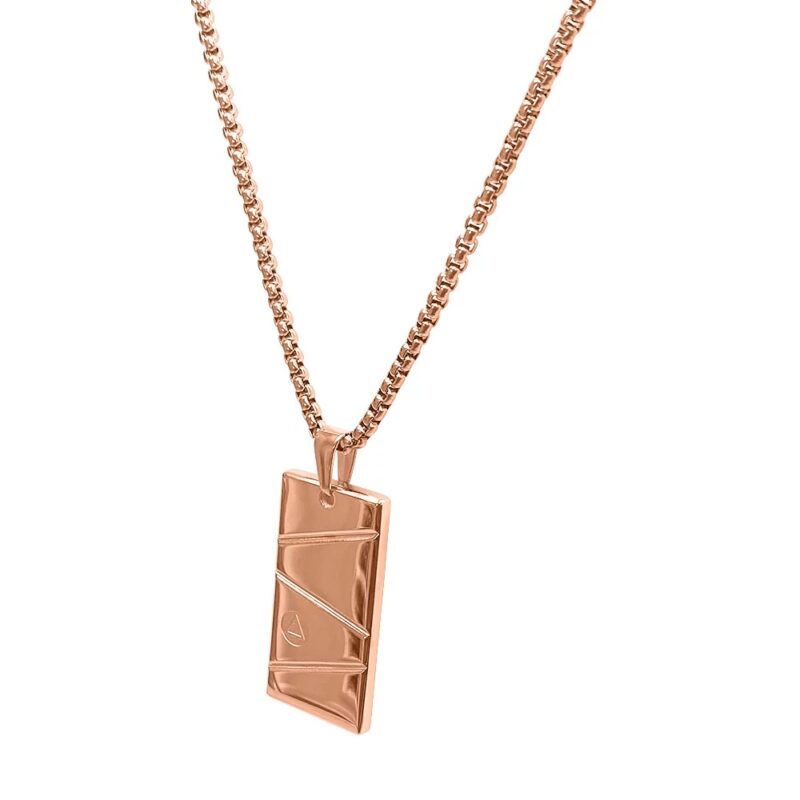 Rose Gold Pendant Necklace