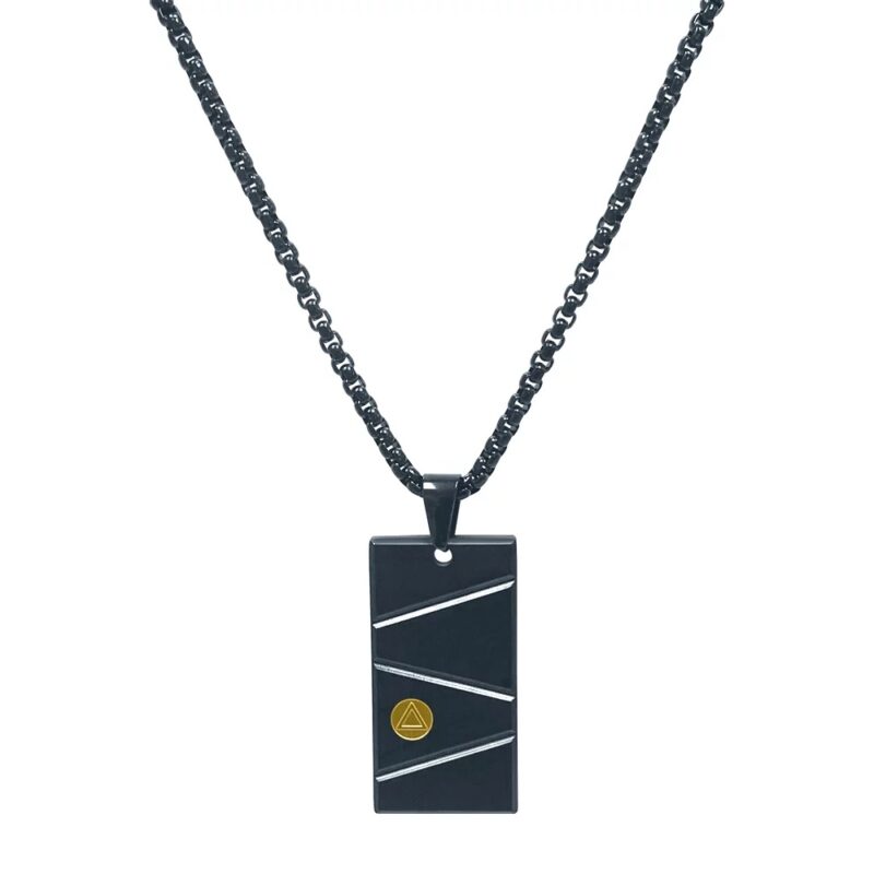 Black Pendant Necklace