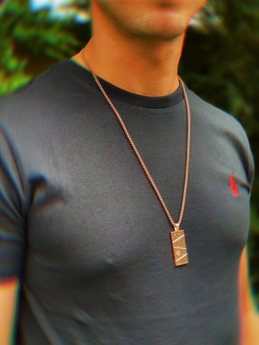Rose Gold Prizm© | Mens Pendant Necklace