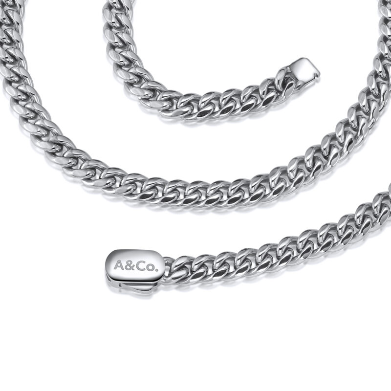 Silver Cuban Chain 6mm Miami