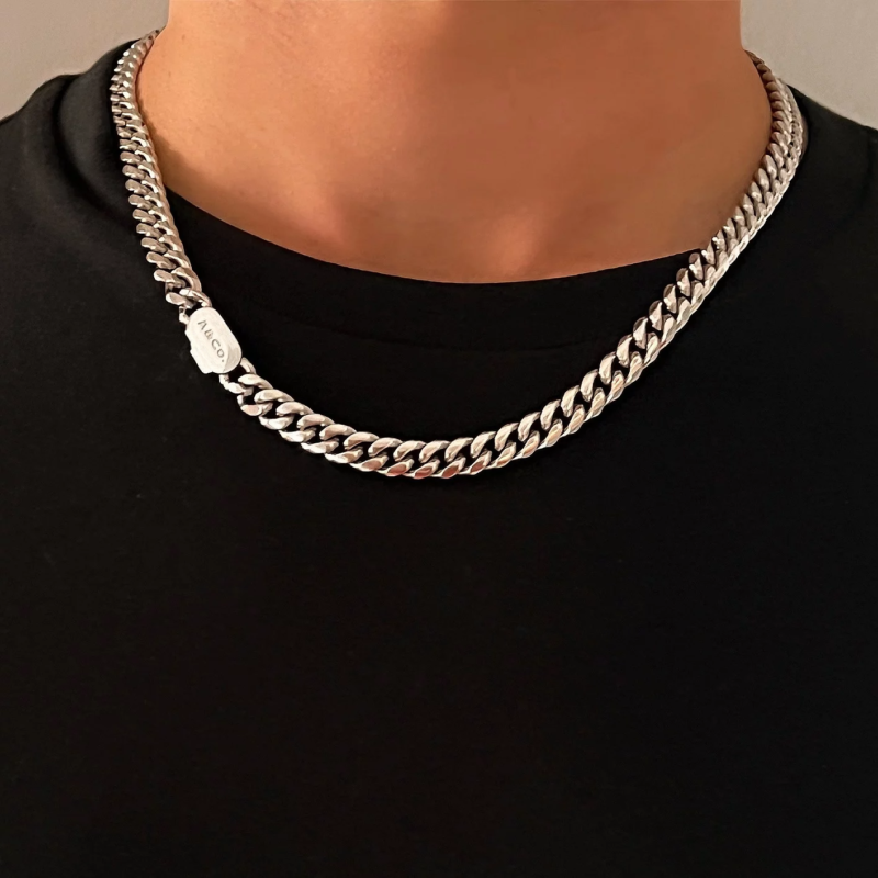 Silver Cuban Chain Miami 6mm