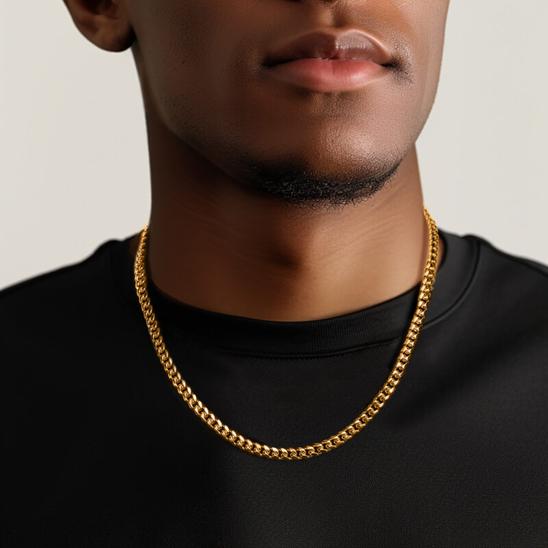 Gold Cuban Chain 6mm Miami