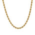 Gold Rope Chain Necklace 6mm