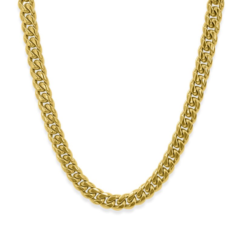 Gold Cuban Chain 10mm