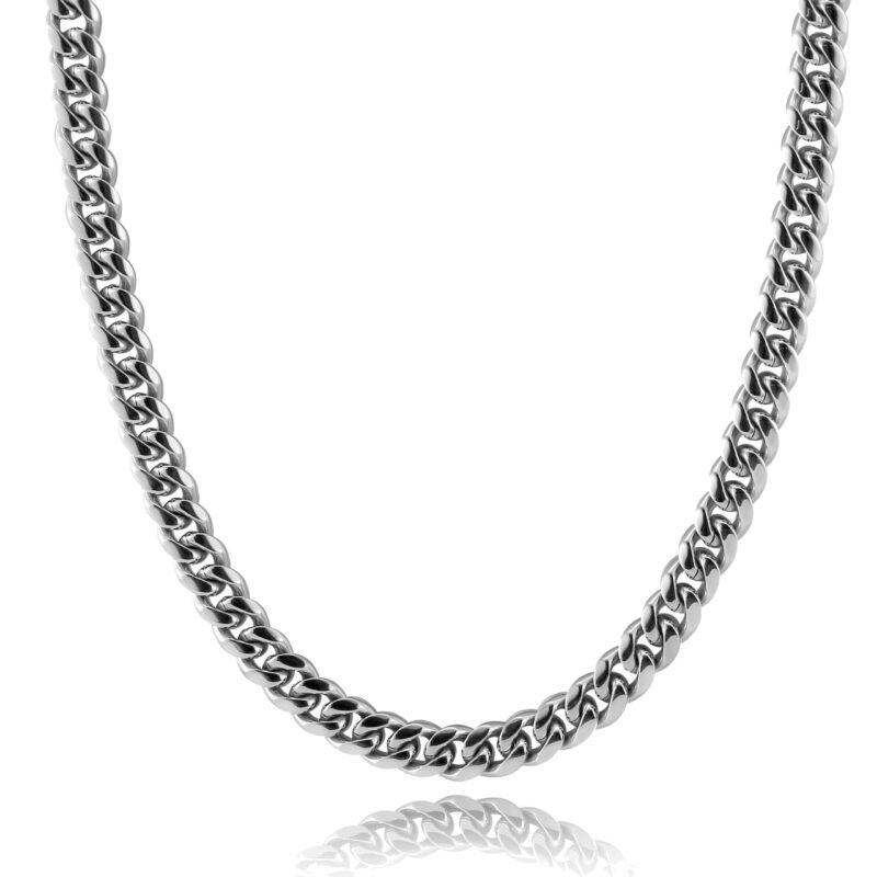 Silver Cuban Chain 12mm