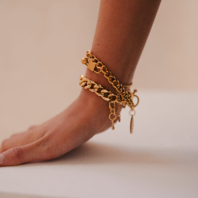 Women's Chunky Gold Bracelet