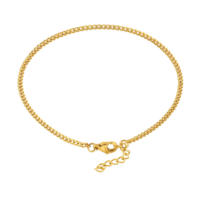 Gold Curb Bracelet