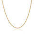 Thin Gold Curb Chain Necklace