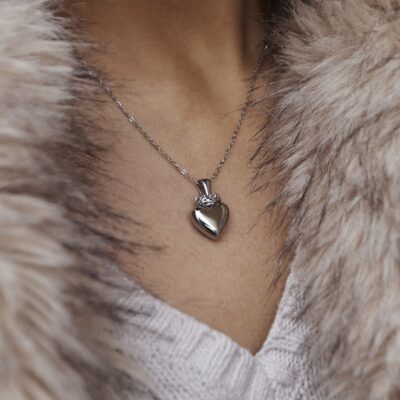 Silver Heart Necklace