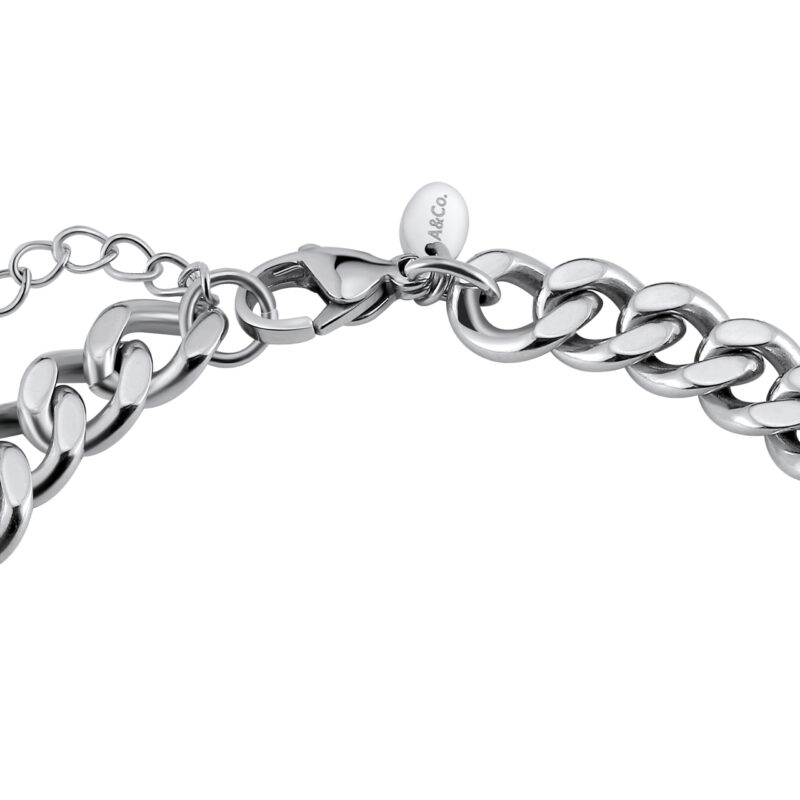 Mens silver bracelet