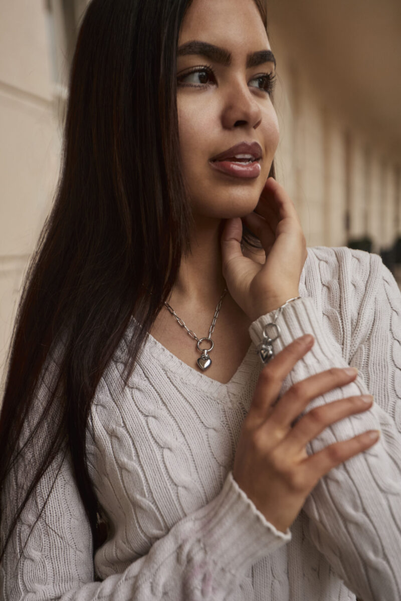 Silver Heart Bracelet