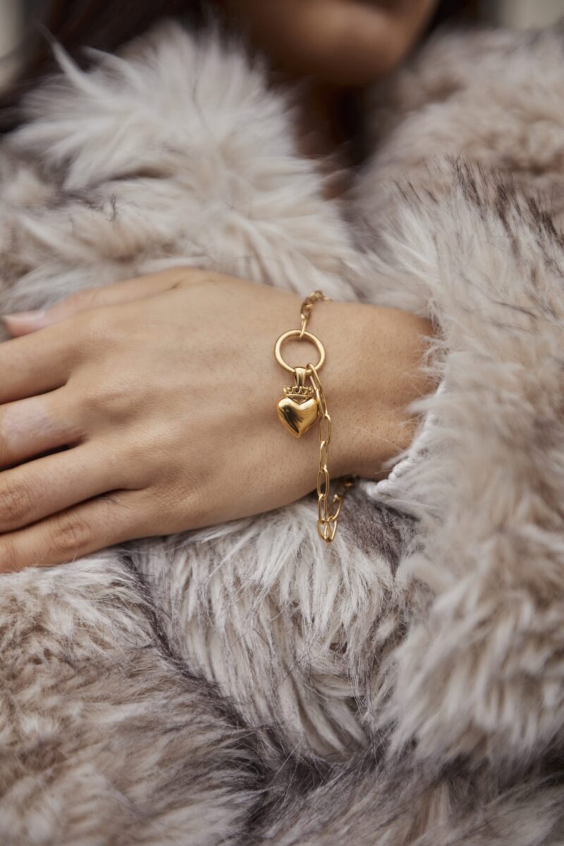 Gold Heart Bracelet