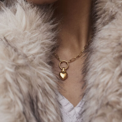 Gold Heart Necklace