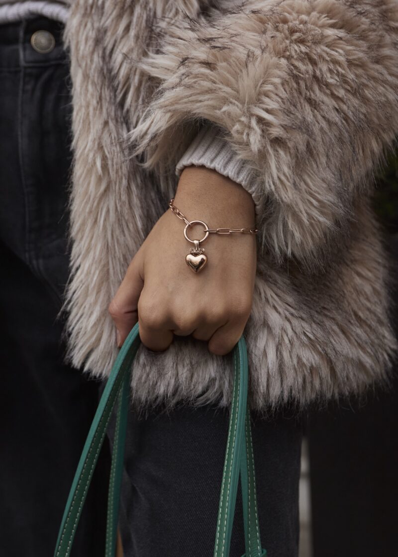 Rose Gold Heart Bracelet