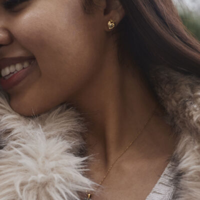 Gold & Silver Heart Necklace