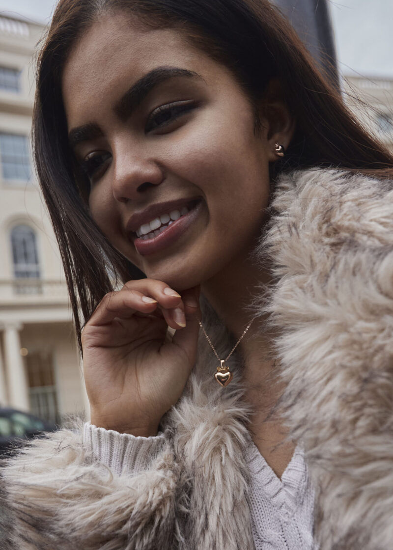 Rose Gold Heart Necklace