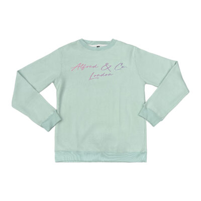 Mint Green Jumper Purple Signature