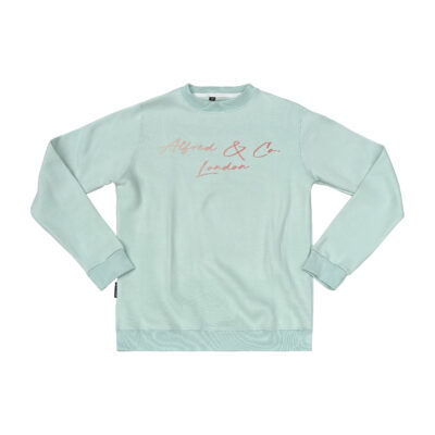 Mint Green Jumper Orange Signature